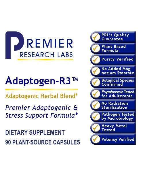 Adaptogen R3 (90 Capsules) by Premier Research Labs