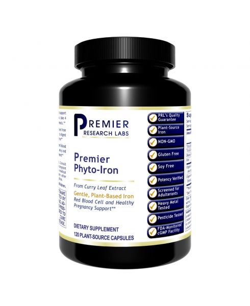 Phyto-Iron , Premier (120 Caps)  - By Premier Research Labs