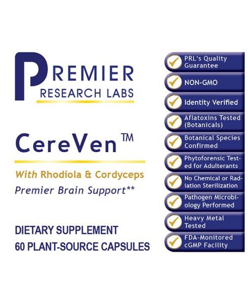 CereVen (Brain Complex 60 Capsules) by Premier Research Labs