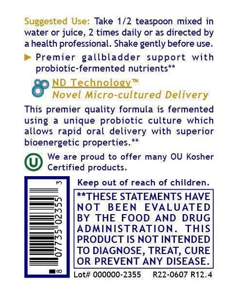 Gallbladder-ND (8 fl oz) by Premier Research Labs