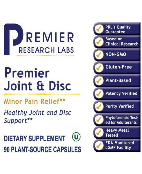 Joint and Disc, Premier (90 caps) By Premier Research Labs