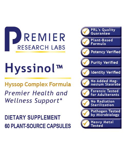 Hyssinol (60 Capsules) by Premier Research Labs