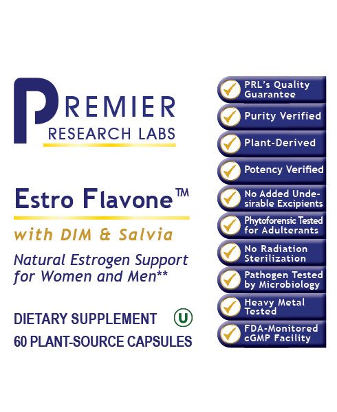 Estro Flavone With DIM (Estro complex) (60 caps) by Premier Research Labs