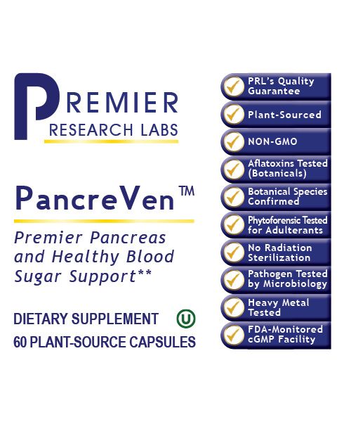 PancreVen (60 Capsules) by Premier Research Labs