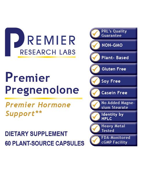 Pregnenolone, Premier (60 Capsules) by Premier Research Labs