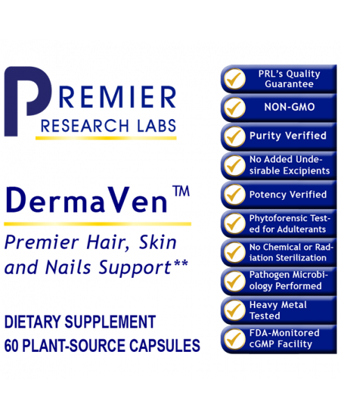 DermaVen (60 Capsules) by Premier Research Labs
