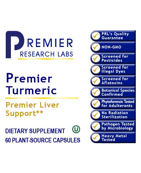 Turmeric, Premier (60 Capsules) by Premier Research Labs