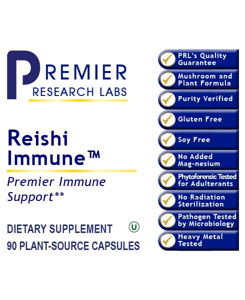 Reishi Immune (90 Capsules) by Premier Research Labs