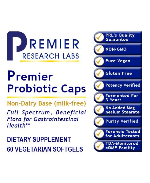 Probiotic caps  ,Premier (60 softgels) by Premier Research Labs