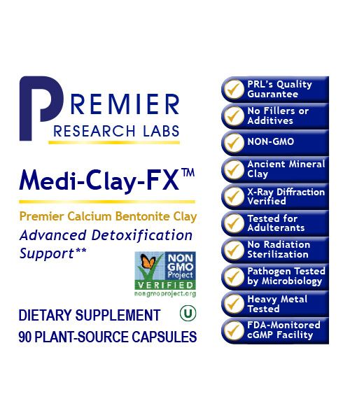 Medi-Clay-FX (90 Capsules) by Premier Research Labs