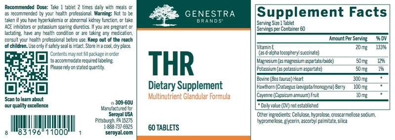 THR Cardio Complex (60 tabs) by Genestra Brands