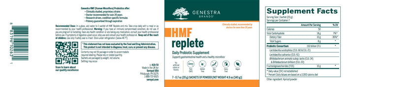 HMF Replete (7 x 20 gr) by Genestra Brands