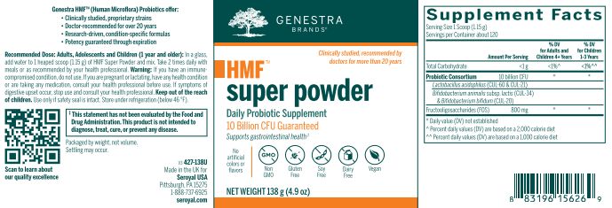 HMF Super Powder (138 gr) by Genestra Brands