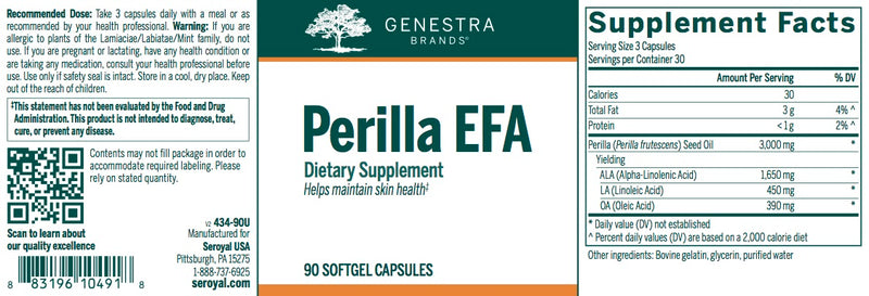 Perilla EFA (90 caps) by Genestra Brands
