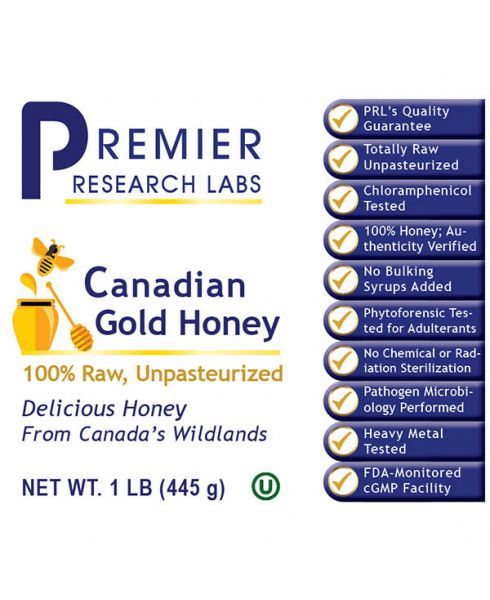 Canadian Gold Honey  1 LB (New size) by Premier Research labs