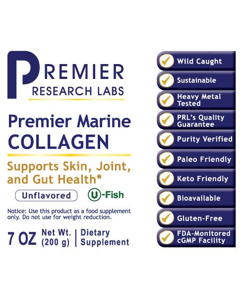 Marine Collagen Powder 7oz , Premier by Premier Research Labs