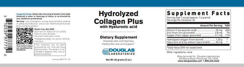 HYDROLYZED COLLAGEN+ by Douglas Laboratories