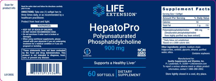 HepatoPro 900 mg 60 soft gels By Life Extension