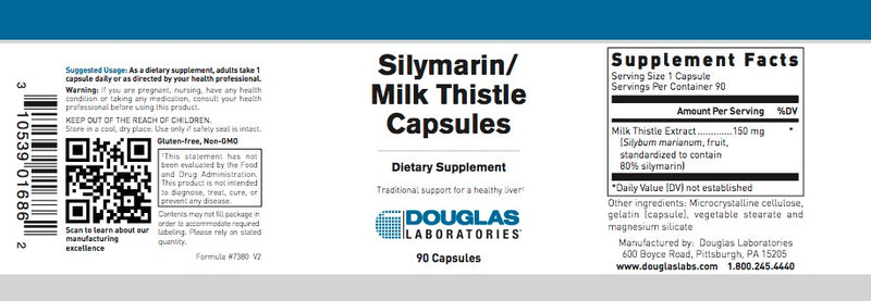 Silymarin/Milk Thistle Extract (90 caps) by Douglas Laboratories