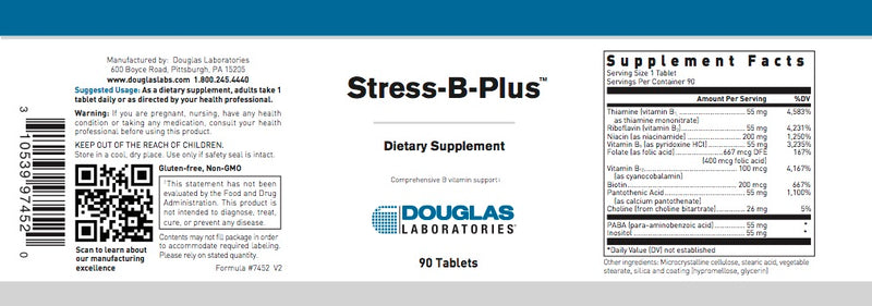 Stress-B-Plus (90 tabs) by Douglas Laboratories
