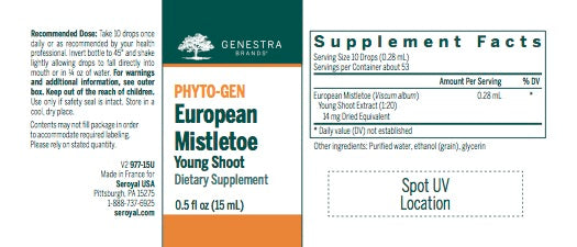 Euro Mistletoe Young Shoot (15 ml) by Genestra Brands