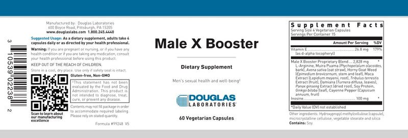 Male X BOOSTER (60 V-caps) by Douglas Laboratories
