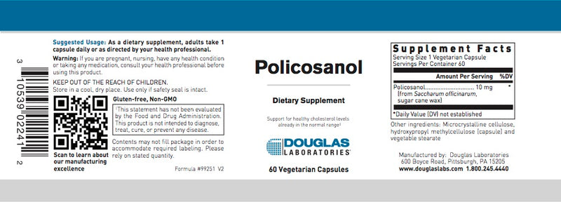 Policosanol (60 V-caps) by Douglas Laboratories