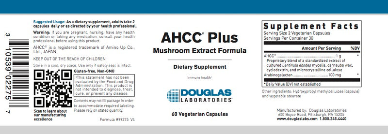 A.H.C.C. Plus (60 V-caps) by Douglas Laboratories