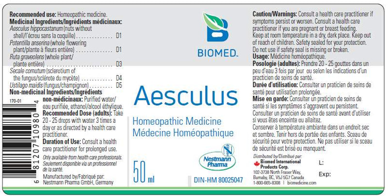Aesculus 50ml by BioMed