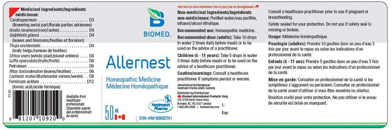 Allernest 50ml Drops by BioMed