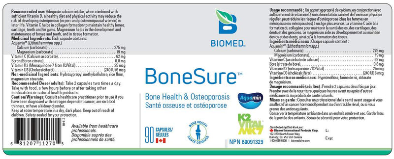 BoneSure 90 capsules by BioMed