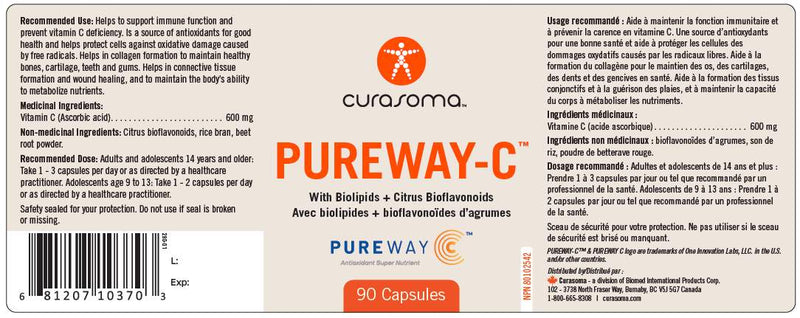 CuraSoma PureWay C 90 Capsules by BioMed