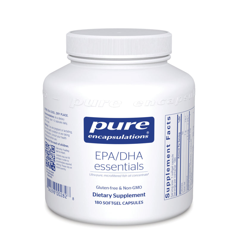 EPA/DHA Essentials 180 softgel caps  By Pure Encapsulations