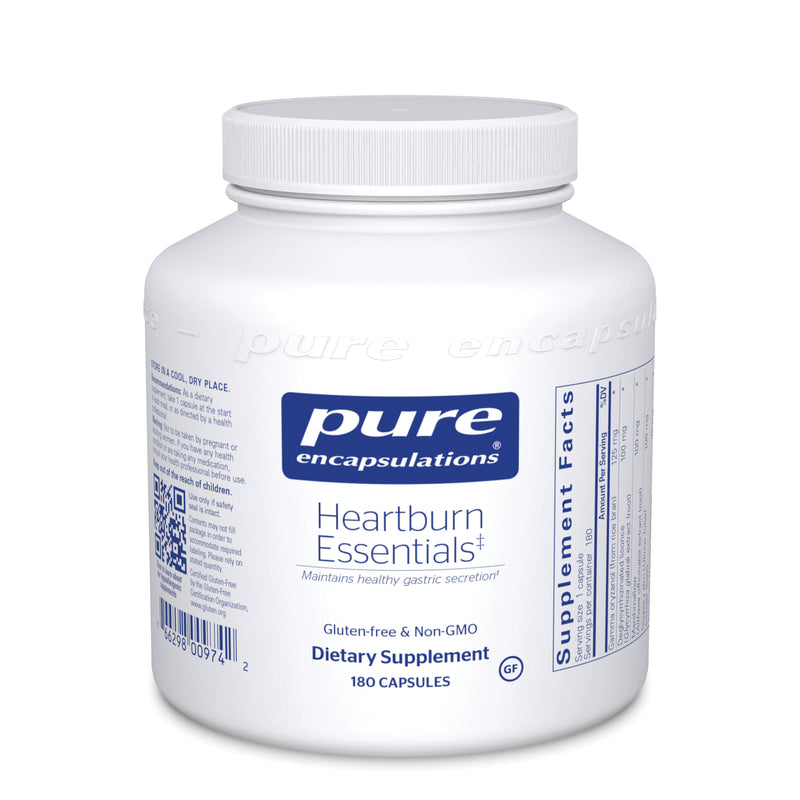 Heartburn Essentials 180 caps  by Pure Encapsulations