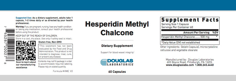 Hesperidin Methyl Chalcone (60 caps) by Douglas Laboratories