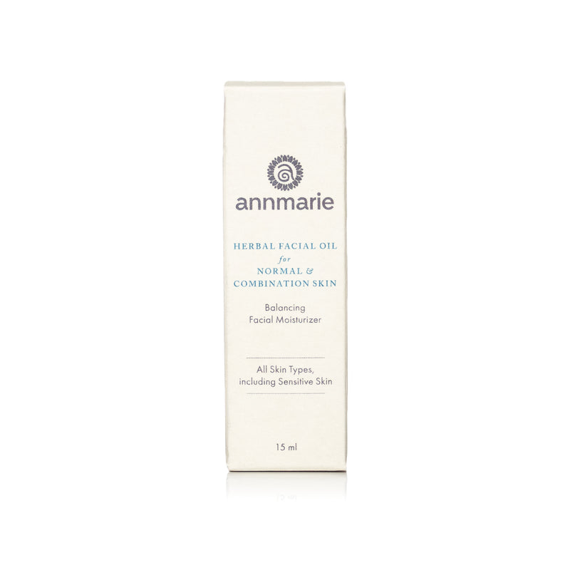 Herbal Facial Oil for Normal & Combo Skin (15ml) by Annmarie Skincare
