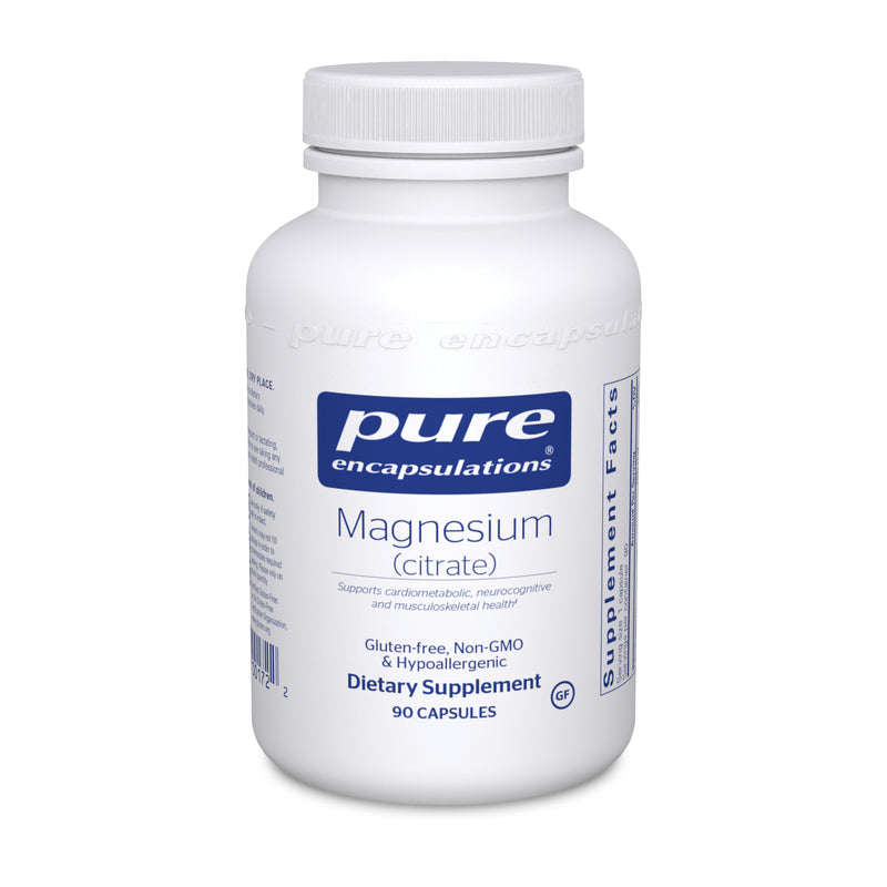 Magnesium (Citrate) 90 caps by Pure Encapsulations