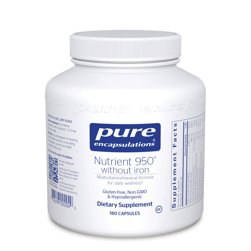 Nutrient 950 W/O Iron 180 caps  by Pure Encapsulations