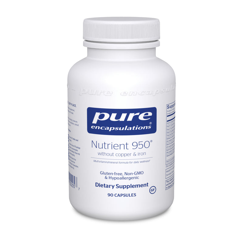 Nutrient 950 W/O Cu & Fe 90 caps  By Pure Encapsulations