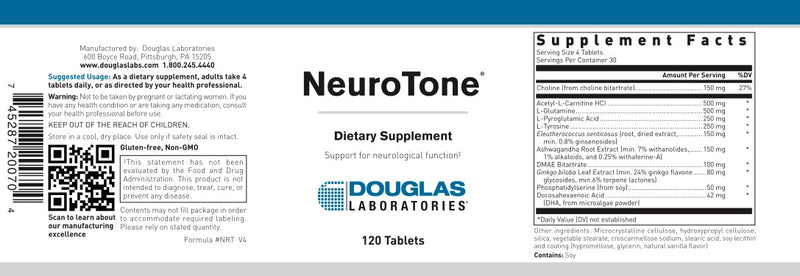 NeuroTone (120 tabs) by Douglas Laboratories