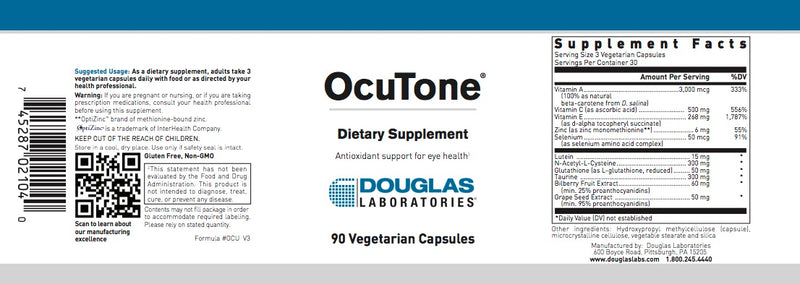 OcuTone (90 v-caps) by Douglas Laboratories