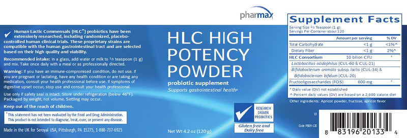 HLC High Potency (120gr powdr) by Pharmax