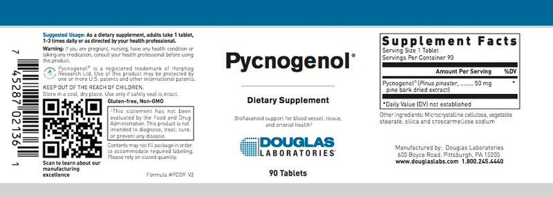 Pycnogenol 50mg (90 tabs) by Douglas Laboratories