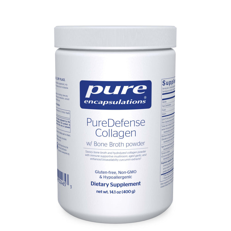 PureDefense Collagen w/ Bone Broth Powder (14 oz) by Pure Encapsulations
