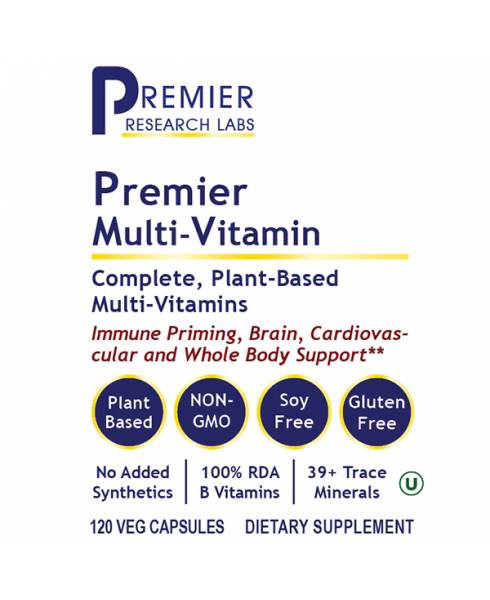 Multi-Vitamin 120 Veg Caps  - By Premier Research Labs