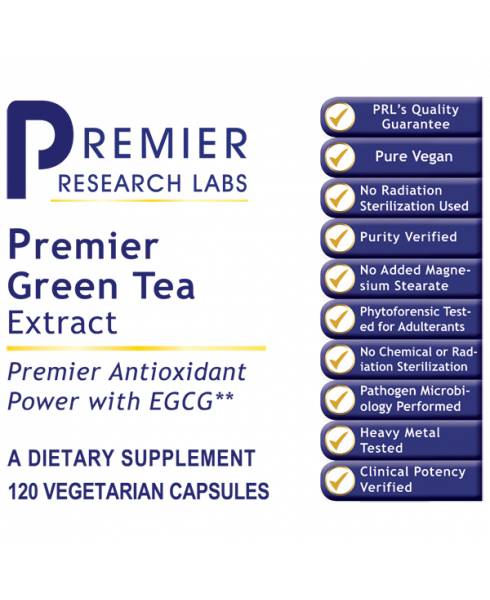 Green Tea Extract.Premier ( 120 Caps)  By Premier Research Labs