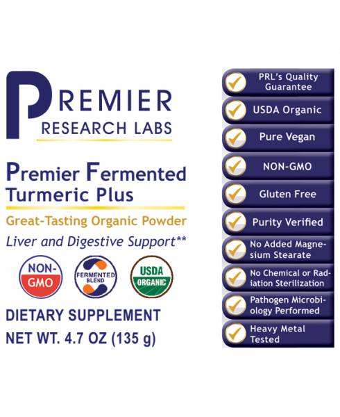 Fermented Turmeric Plus -  (4.7 OZ Powder) By Premier Research Labs