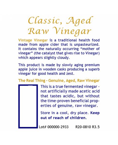 Vintage Vinegar ( 8oz ) -by Premier Research Labs