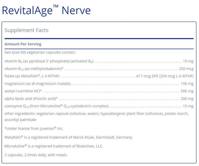RevitalAge Nerve 120&