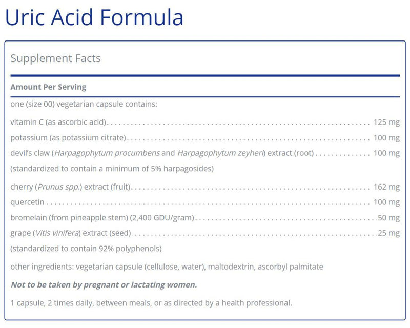 Uric Acid Formula 120&